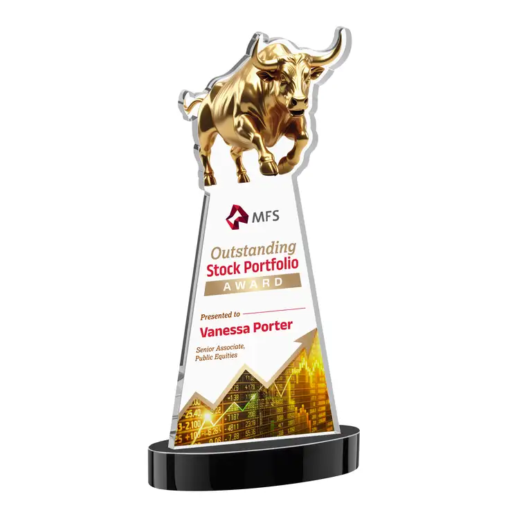 Trophée Raging Bull sur socle Alberton - Multicolore #16