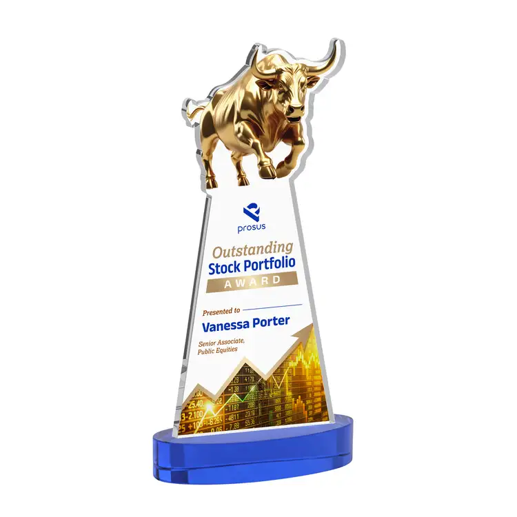 Trophée Raging Bull sur socle Alberton - Multicolore #18
