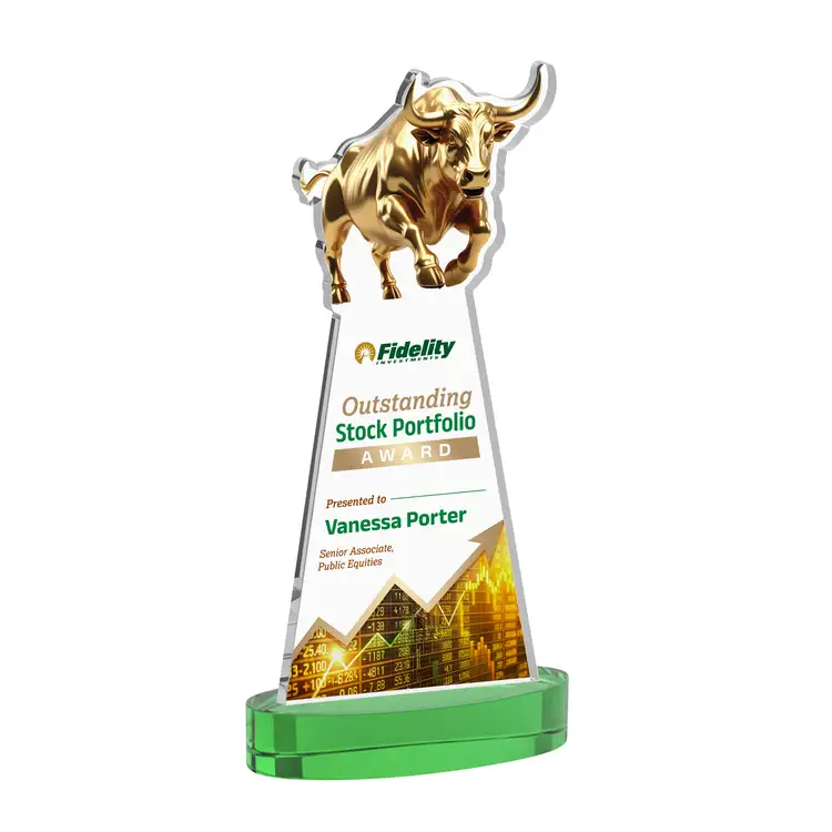 Trophée Raging Bull sur socle Alberton - Multicolore #21