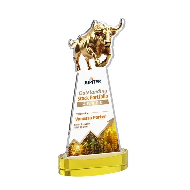 Trophée Raging Bull sur socle Alberton - Multicolore #35