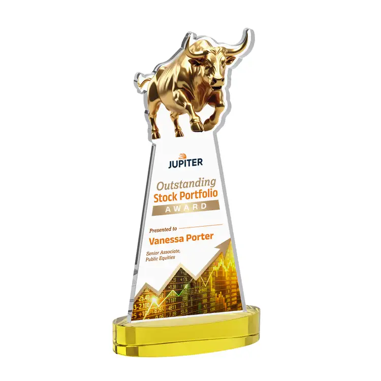 Trophée Raging Bull sur socle Alberton - Multicolore #36