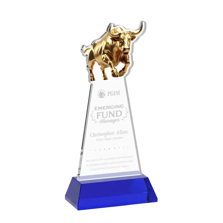 Raging Bull Award on Hartford Base - Deep Etch #18
