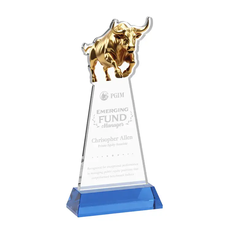Raging Bull Award on Hartford Base - Deep Etch #25