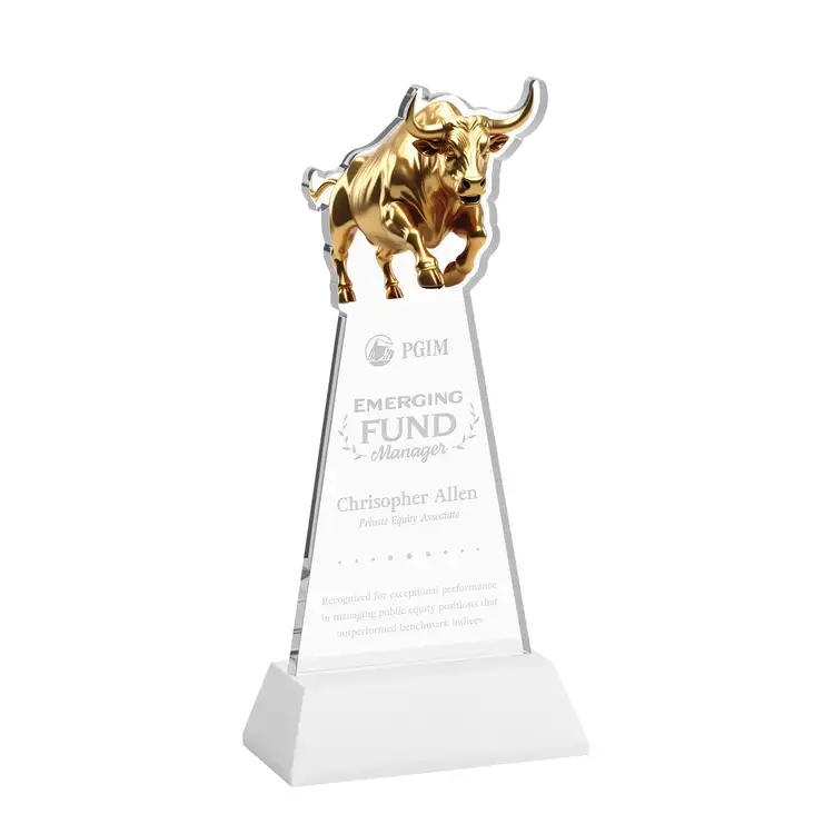 Raging Bull Award on Hartford Base - Deep Etch #27