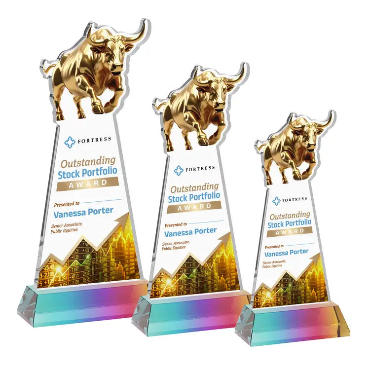 Raging Bull Award on Hartford Base - Multicolor #10