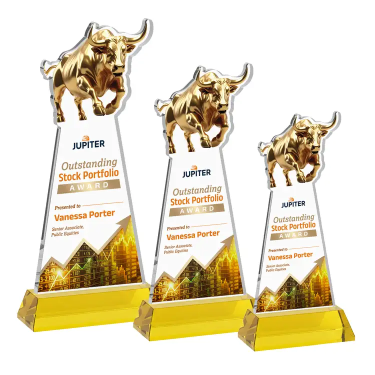 Raging Bull Award on Hartford Base - Multicolor #11