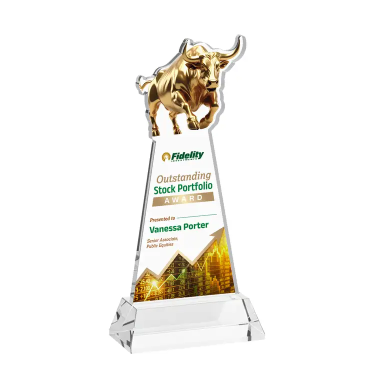 Raging Bull Award on Hartford Base - Multicolor #12