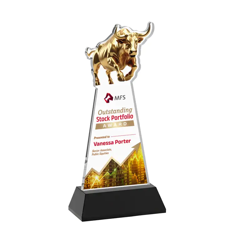 Raging Bull Award on Hartford Base - Multicolor #15