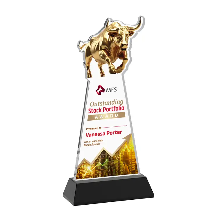 Raging Bull Award on Hartford Base - Multicolor #16