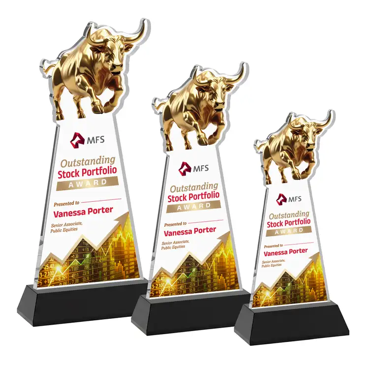 Raging Bull Award on Hartford Base - Multicolor #3