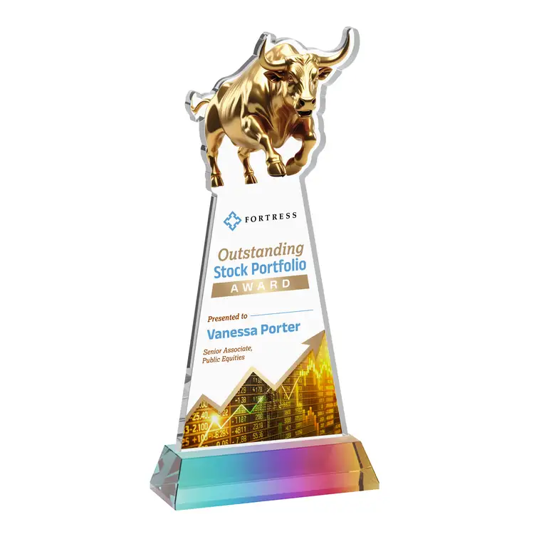 Raging Bull Award on Hartford Base - Multicolor #38