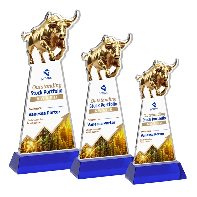 Raging Bull Award on Hartford Base - Multicolor #4