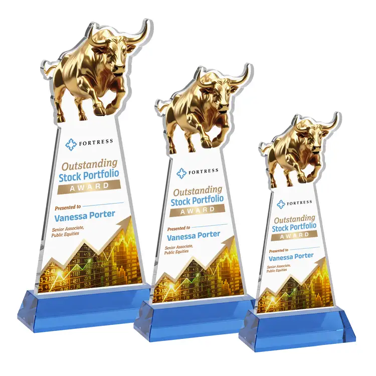 Raging Bull Award on Hartford Base - Multicolor #6