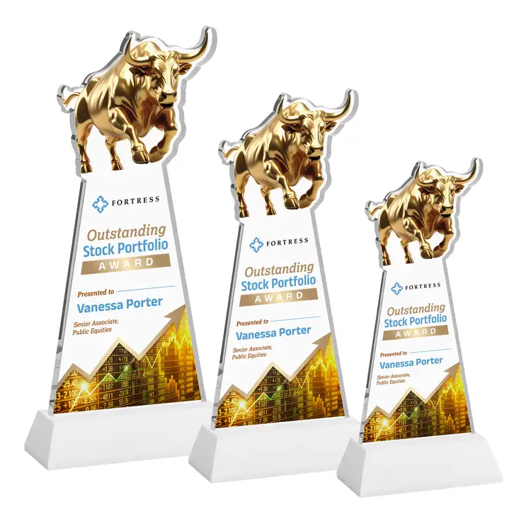 Raging Bull Award on Hartford Base - Multicolor #7