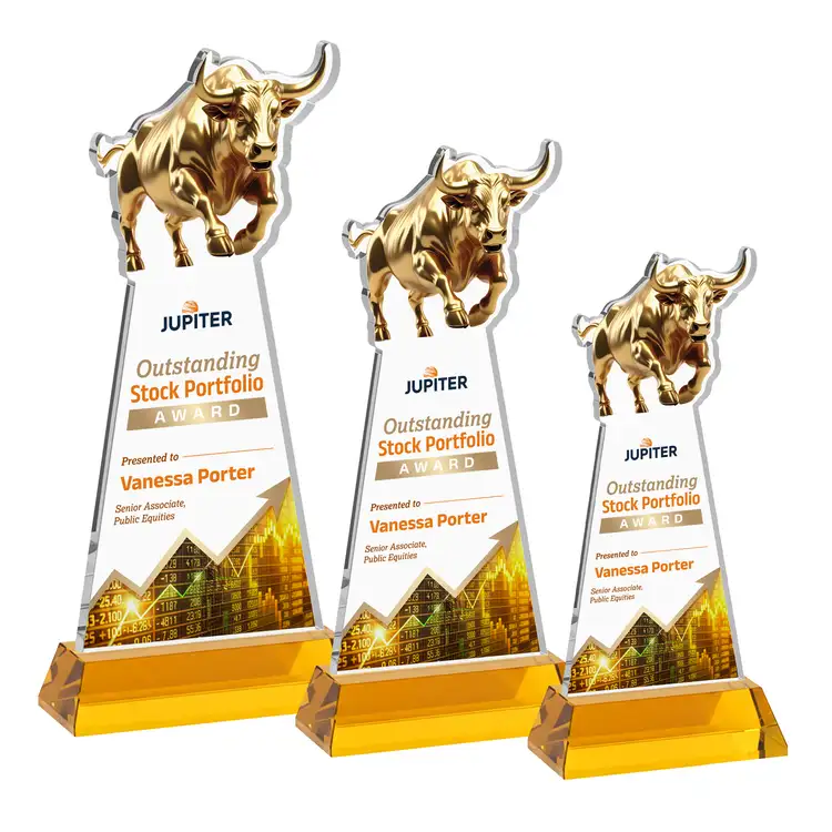 Raging Bull Award on Hartford Base - Multicolor #8