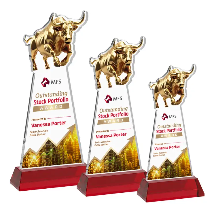 Raging Bull Award on Hartford Base - Multicolor #9
