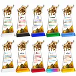 Trophée Raging Bull sur socle Hartford - Multicolore