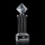 Trophée Ramsay en cristal optique avec diamant