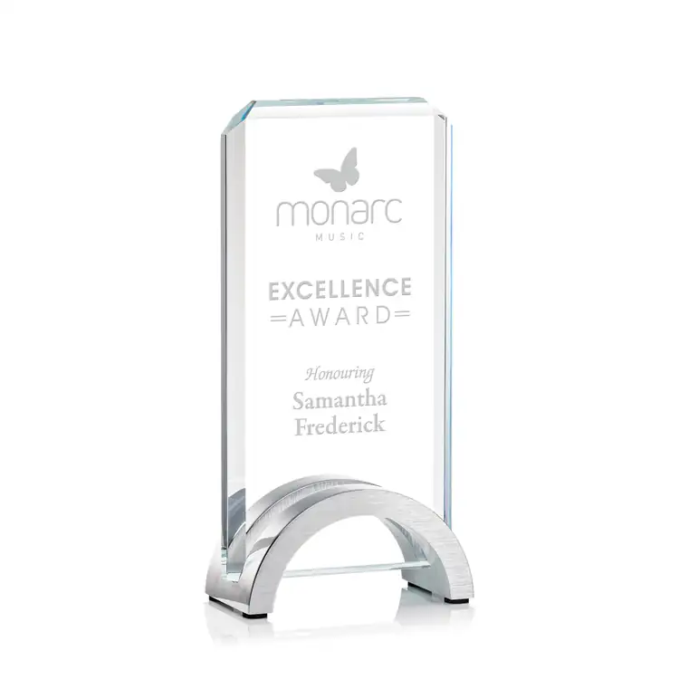 Ravel Starfire Crystal Award on Aluminum Base #3