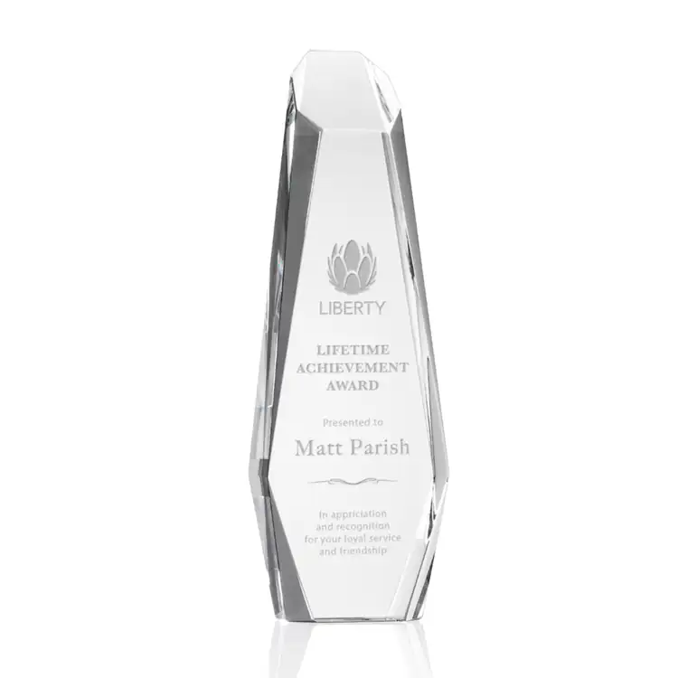 Rawlinson Optical Crystal Award - Deep Etch #3