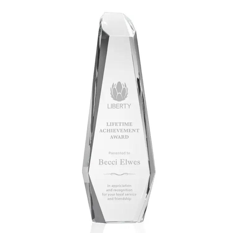 Rawlinson Optical Crystal Award - Deep Etch #4