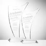 Trophée Reading en cristal optique