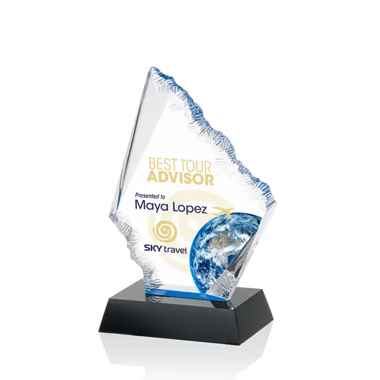 Reddington Acrylic Award with Blue Accents - Multicolor #2