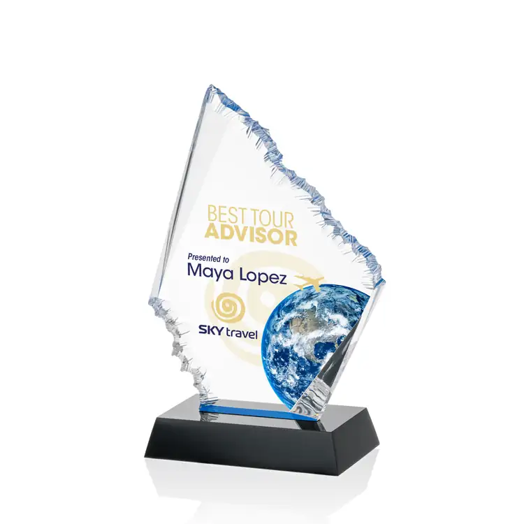 Reddington Acrylic Award with Blue Accents - Multicolor #3