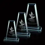 Trophée Regency Tower en verre jade
