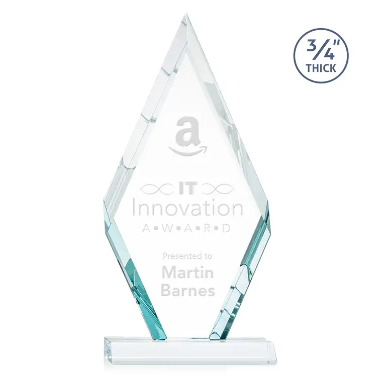Richmond Award - Starfire Crystal - Engraved #2