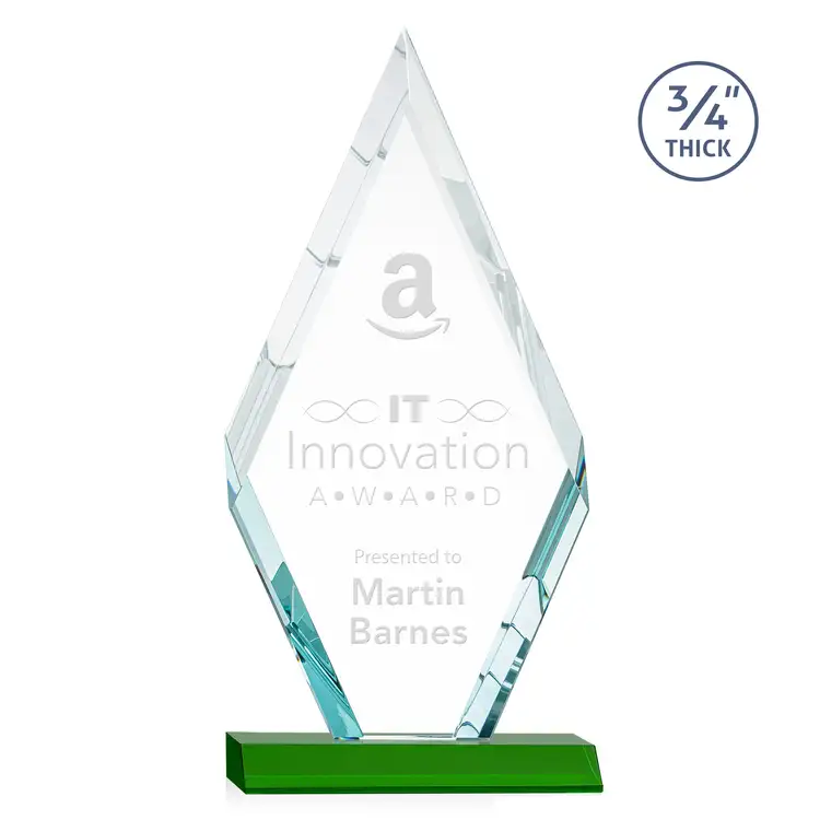 Richmond Award - Starfire Crystal - Engraved #4