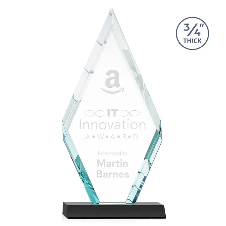 Richmond Award - Starfire Crystal - Engraved #5