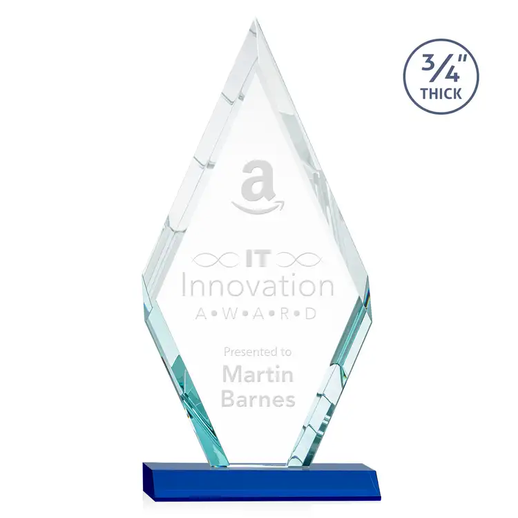 Richmond Award - Starfire Crystal - Engraved #6