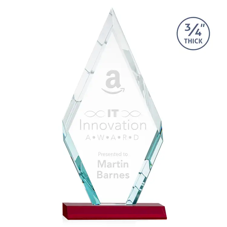 Richmond Award - Starfire Crystal - Engraved #7