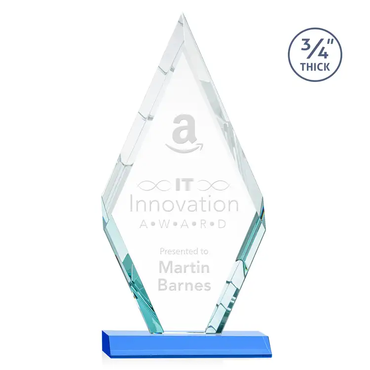 Richmond Award - Starfire Crystal - Engraved #9