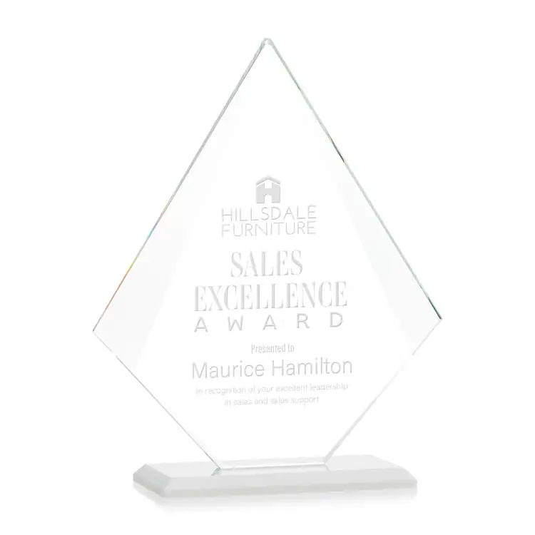 Trophée Rideau en cristal Starfire - Gravure #7