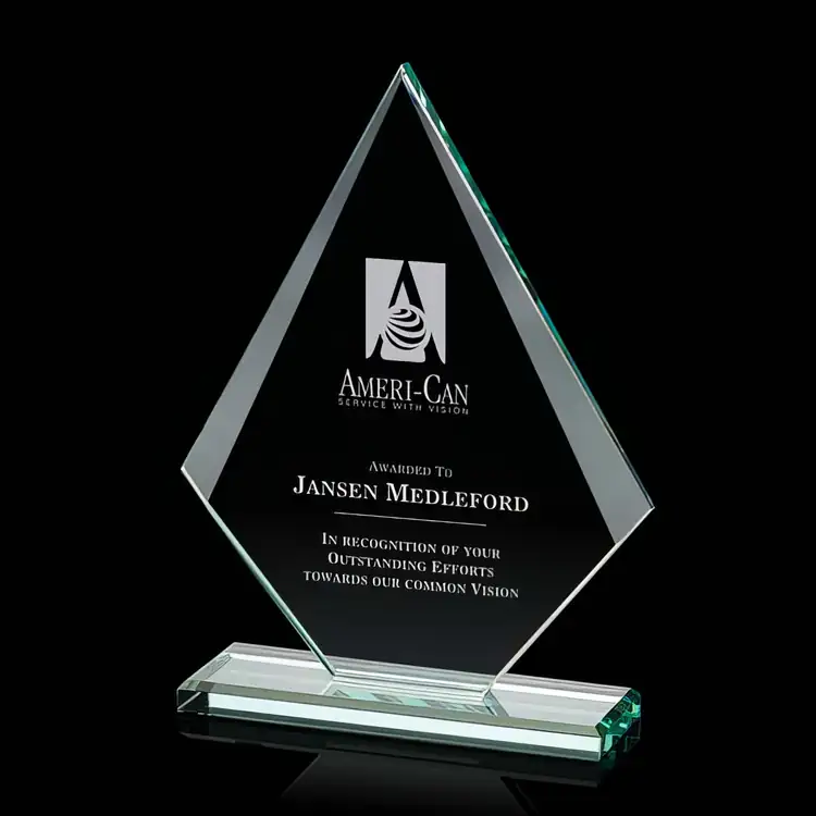 Rideau Jade Glass Award - Deep Etch #2