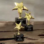 Trophée Rising Star sur socle en marbre