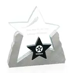 Trophée Sahara en verre Starfire et grès