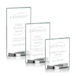 Trophée Salerno en cristal Starfire - Gravure