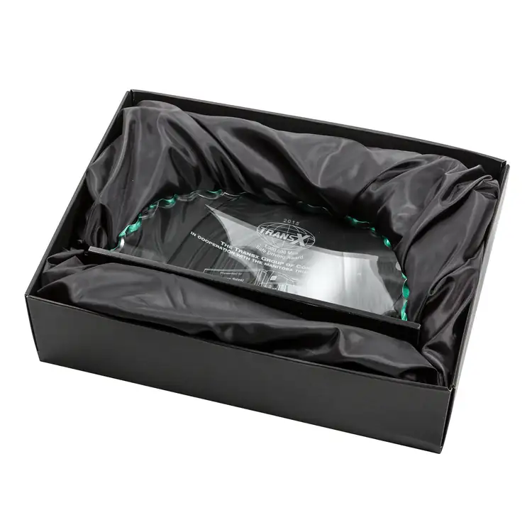 Saratoga Jade Glass Award - Deep Etch #2