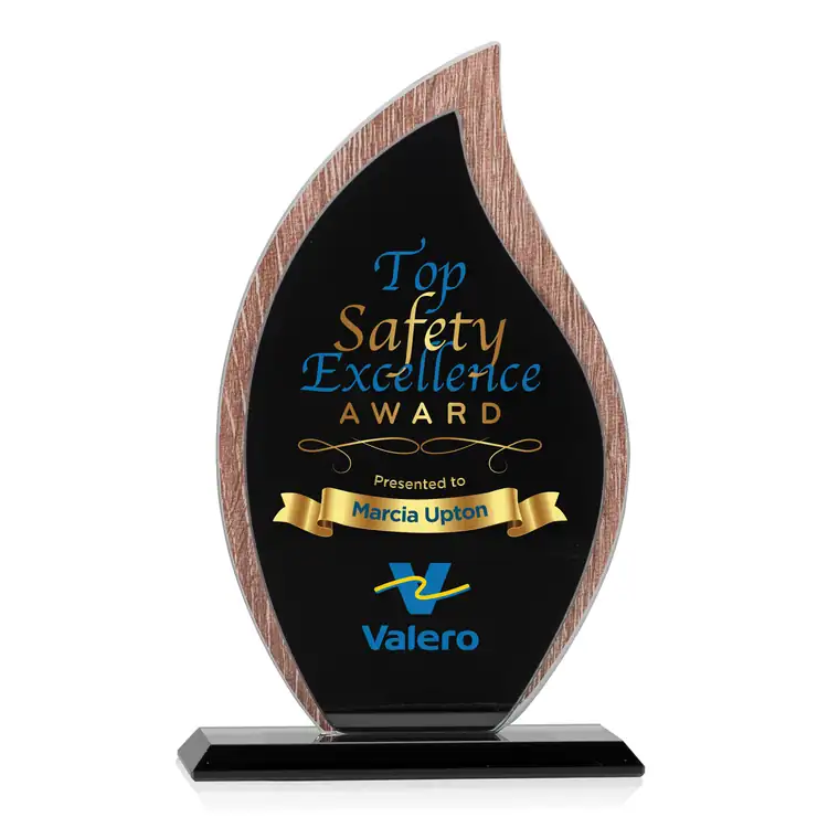 Scollard Wood and Crystal Flame Award - Multicolor #4