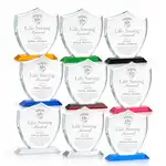 Trophée Scudo bouclier en cristal Starfire - Gravure