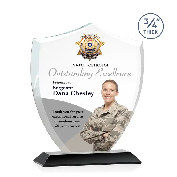 Scudo Shield Award - Starfire Crystal - Multicolor #4