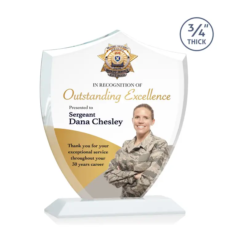Scudo Shield Award - Starfire Crystal - Multicolor #8