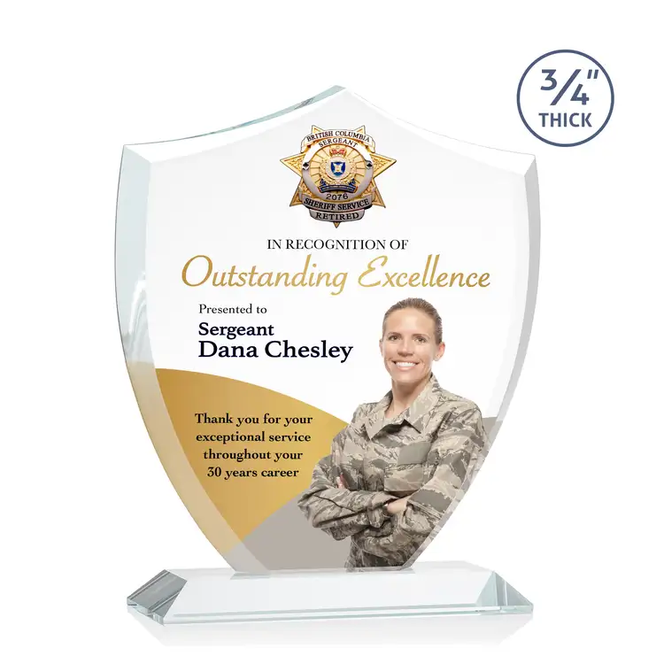 Scudo Shield Award - Starfire Crystal - Multicolor #9