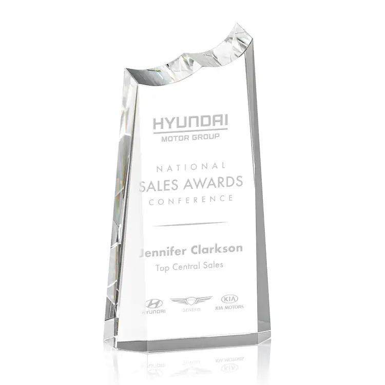 Sebastiana Optical Crystal Award - Deep Etch #4