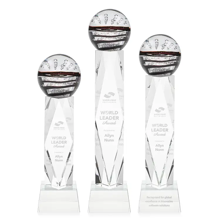 Serenity Award on Toscana Base - Deep Etch