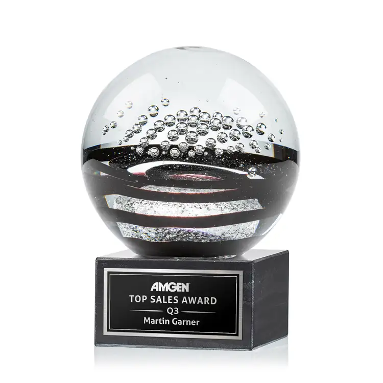 Serenity Award on Square Marble Base - Laser Engraving #4