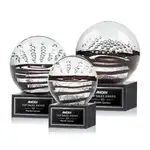 Trophée Serenity sur socle carré en marbre - Gravure au laser
